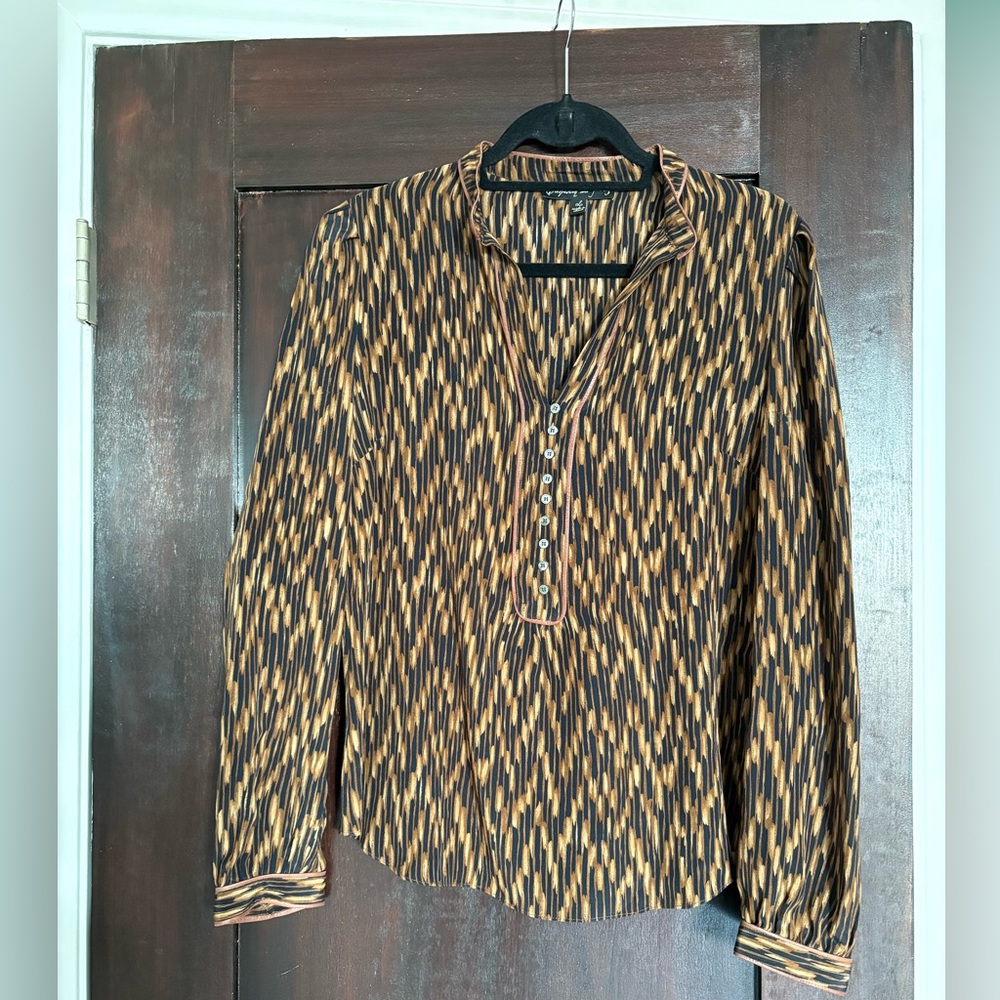 Elizabeth & James 100% silk dress shirt (OBO)